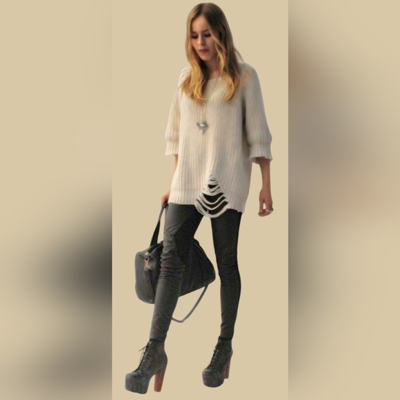 Jeffrey Campbell Shoes Havana Last High Heel Leather Dark Academia / Sz 6.5/ Blk - Picture 8 of 17